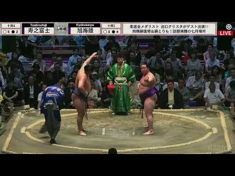 July 2026 - Day 8 - Juryo Live Commentary - Sumo Mainichi