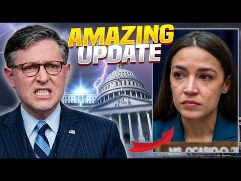 AOC's Stunning Accusation Against The GOP Just Put Mike Johnson On The Spot
