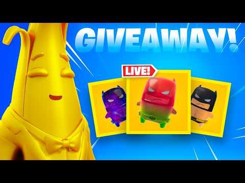 🔴LIVE - Fortnite NEW SPRITE GIVEAWAYS + CUSTOMS!