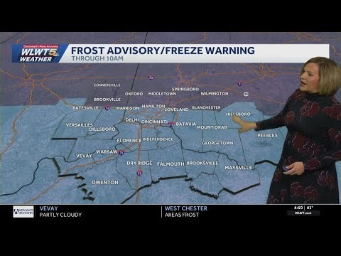 Chilly Start to the Week