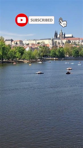 Prague Castle & Charles Bridge 🌉 Epic View #Shorts