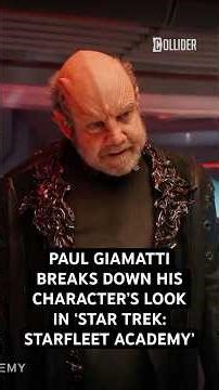 Paul Giamatti Breaks Down His Character’s Look in Star Trek: Starfleet Academy 🚀 #startrek #makeup