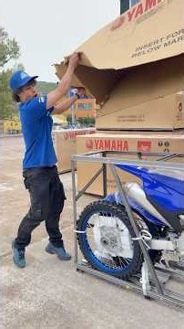 My YZ450F 2027 💙 #yamaha #yz450f #unboxing #motorcycle #foryou