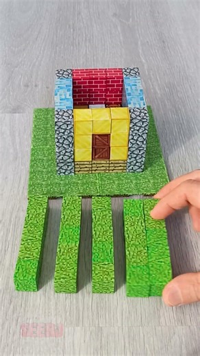 Minecraft Magnetic Blocks: Minecraft Magnetic Blocks in Real Life. #minecraf #craft #craftmag