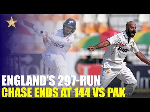 England’s 297-Run Chase Ends At 144 | Pakistan vs England | 2nd Test 2024 | PCB | MR1K
