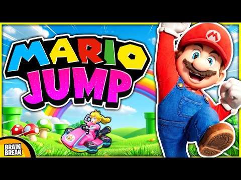 SUPER MARIO RUN | Just Dance | Mario Run Challenge | GoNoodle | Winter Brain Break