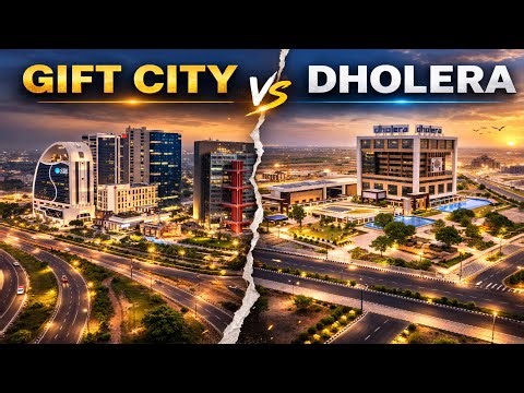 Gift city Vs Dholera Smart city - India's Biggest Smart City Battle | Growth & Reality 