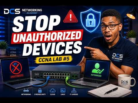 How to Configure Cisco Switch Port Security | CCNA Packet Tracer Lab #5