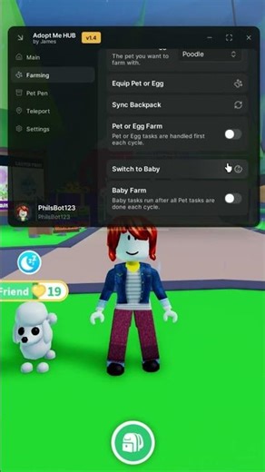[KEYLESS🗝️] Adopt Me Pet and Baby Auto Farm Script #adoptme #shorts #roblox #shortsgaming #gaming
