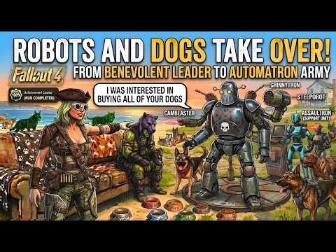 From Dog Sanctuary to Robot Army: Upgrading Robotics Expert | Fallout 4 Survival | Automatron DLC