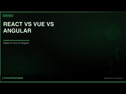 React vs Vue vs Angular