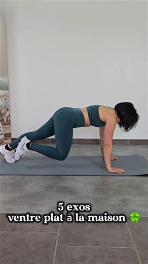 5 exos pour un ventre plat ✨️