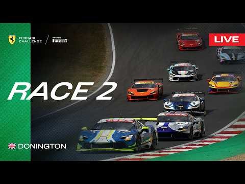 LIVE Ferrari Challenge UK - Donington Park, Race 2
