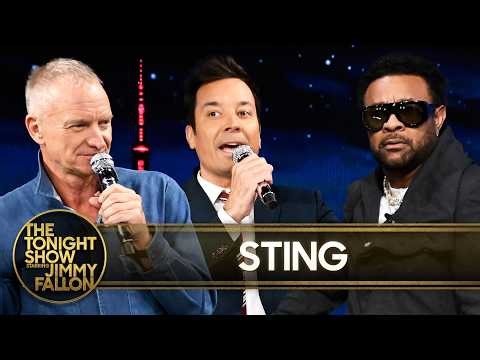 Shaggy Crashes Sting and Jimmy's Duet of "It Wasn't Me" | The Tonight Show Starring Jimmy Fallon