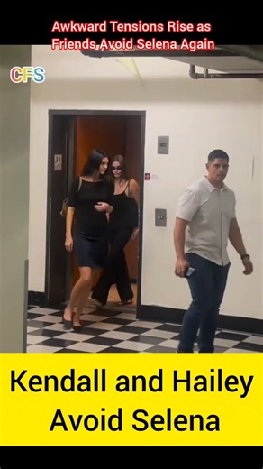 😳 Kendall Jenner & Hailey Bieber Avoid Selena Gomez? Awkward Dinner Exit!