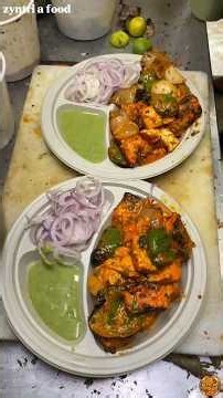 Street paneer tikka that shocked me 😮”#youtubeshorts #trending #food