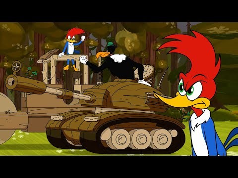 Woody Fights Buzz | Woody Woodpecker