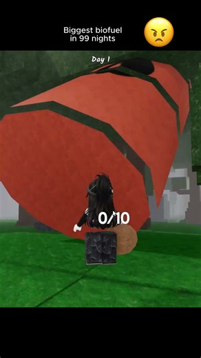 The biggest biofuel 😂 #roblox #shorts #99nights #99nightintheforest