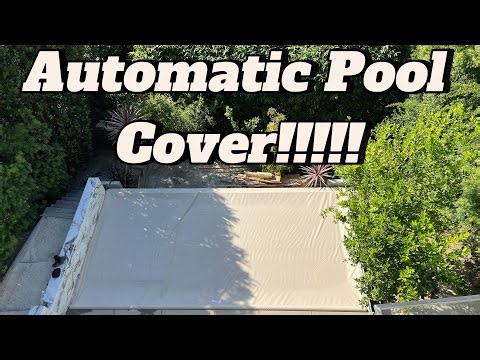 Automatic pool cover installation!!!!!!