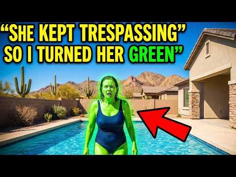 HOA Karen Wouldn’t Stop Trespassing in My Pool — So I Set the Perfect Trap & Caught Everything