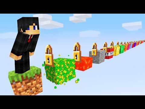 Minecraft, But It's On 1 Random Block...