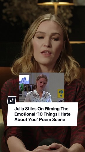 Julia Stiles on Heath Ledger's '10 Things I Hate About You' Scene