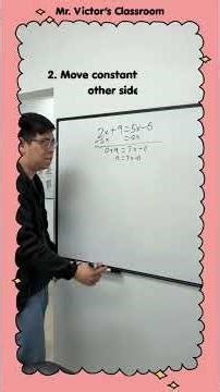 Elite Level Academy - 📘 How to Solve a Linear Equation in Just 3 Steps