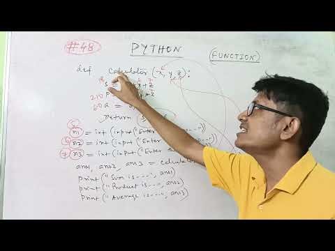 User defined functions |functions returning multiple values |return type function |python functions