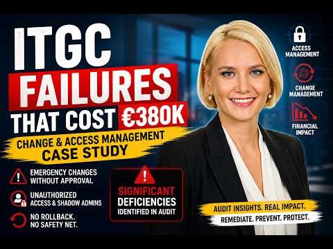 ITGC Breakdown: Change & Access Management Failures That Cost €380K | Audit Case Study