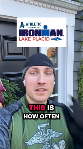 Zach McKay on Instagram: "This is how often I run training for an Ironman! #ironmantraining #ironmanlakeplacid"