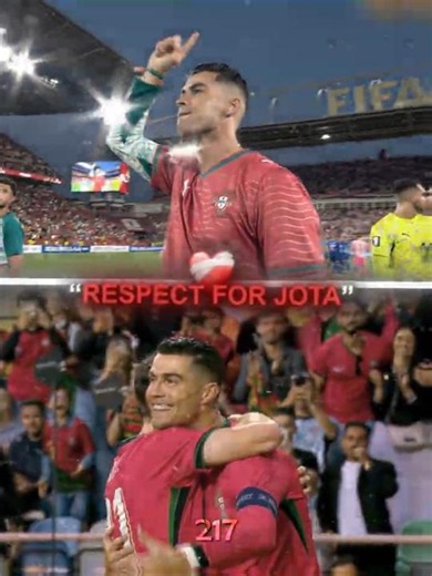 Ronaldo Honors Diogo Jota...🥹❤️