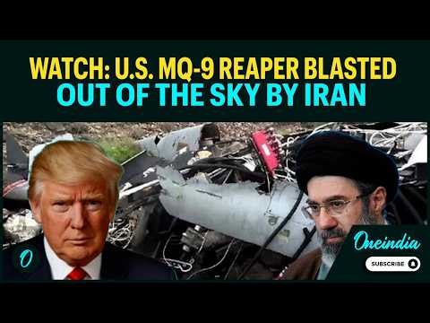Iran SHOOTS DOWN U.S MQ-9 Drone Near Bushehr Nuclear Plant - $30 MILLIONS Spy Drone DESTROYED