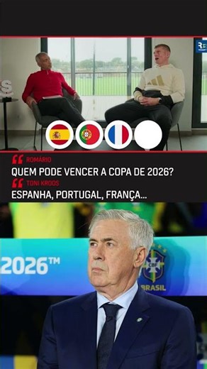 TONI KROOS ELEGEU OS FAVORITOS AO TÍTULO NA COPA DO MUNDO DE 2026 #shorts