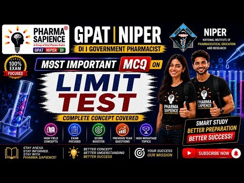 Limit Test Important Questions | GPAT/NIPER/Pharmacist Exams