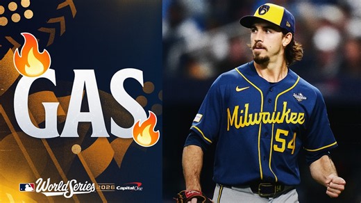 Robert Gasser throws SIX SHUTOUT INNINGS in Game 3 of the World Series! ⛽️ | MLB Highlights