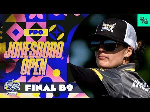 2026 Jonesboro Open | FPO FINALB9 | Blomroos, Handley, Montgomery, Allen | Jomez Disc Golf