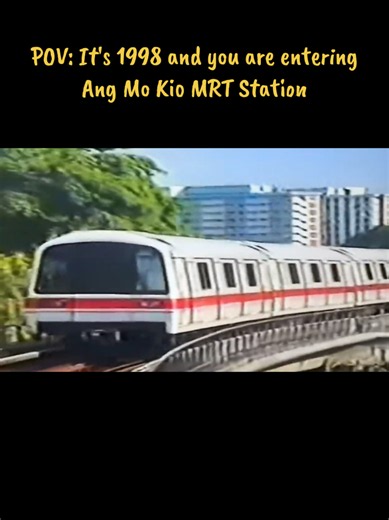 Ang Mo Kio MRT 1998 POV — Old AMK Bus Interchange & C651 Trains