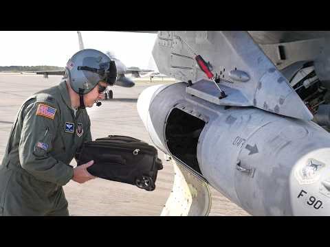 The Cheapest Solution US Air Force Pilots Found to Fly With Their Luggage