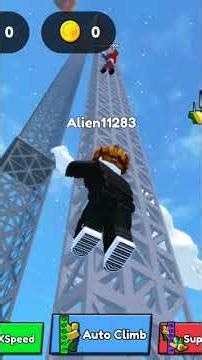 try to climb to the top of the tower🙄 #roblox #gaming #trending