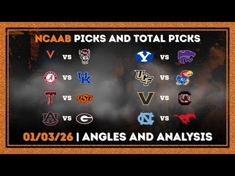 NCAAB Picks Today 01/03/26 | NCAAB Picks & Analysis Today 01/03/26
