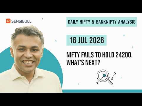 NIFTY & BANK NIFTY Analysis for Tomorrow | Stock Market Outlook | 16 July 2026, Thursday