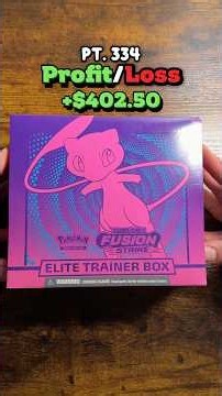 Fusion Strike Elite Trainer Box Pack Opening! (Pt. 334) Channel Profit/Loss Series #pokemontcg