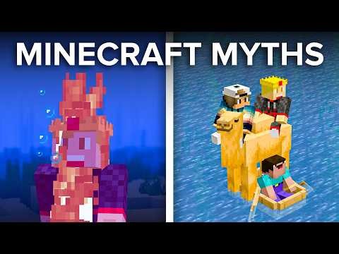 Busting 25 MYTHS In Minecraft That You Still Believe