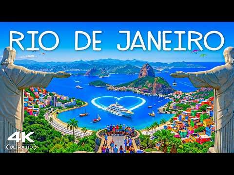 Rio de Janeiro Brazil 4K Drone Footage | Christ the Redeemer, Sugarloaf Mountain & Iconic Coastline