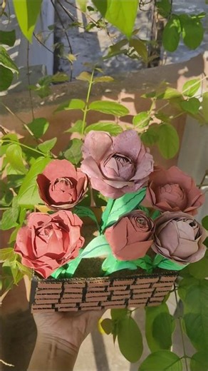 Easy Paper Flower Bouquet | Birthday Gift Ideas #shorts​ #bouquet​ #BirthdayGiftIdeas #shortvideo