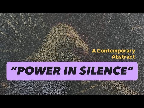 Eagle’s Power & Ambition in Calm : Contemporary abstract art tutorial for beginners