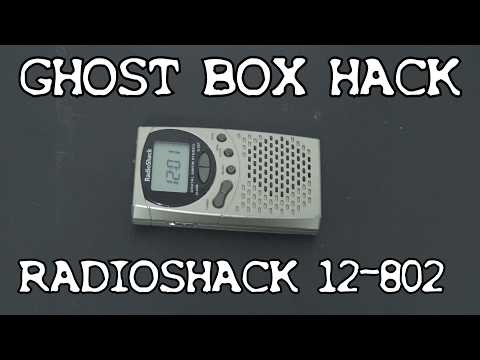 Radioshack 12-802 Ghost Box Hack - How To, and A Quick Session - Easy Do It Yourself Ghost Box Hack