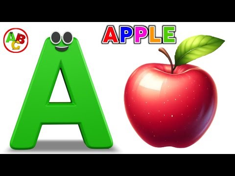 A is for Apple 🍎 Song || Learn Simple Abc Phonics Song For Toddler || ABCs Nursery Rhymes Video 📹