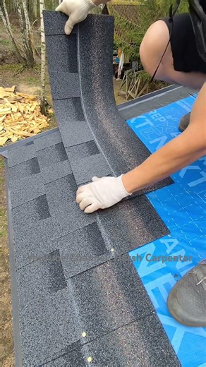 When Installing Flexible Shingles, it is Important to Use Bitumen Mastic.