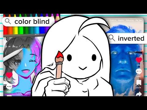 I Tried VIRAL Art Color Challenges